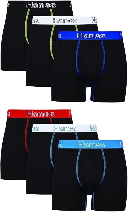 Men's Underwear Boxer Briefs, Cotton Stretch Moisture-Wicking Underwear, Multi-pack