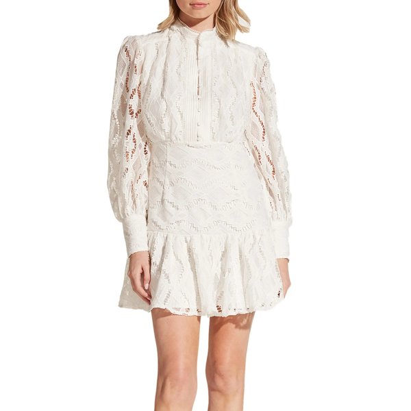 Remy Long Sleeve Lace Fit & Flare Dress