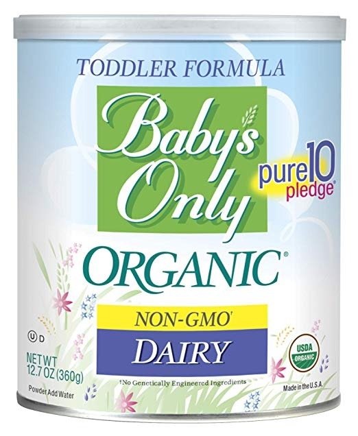 Organic Non-GMO Dairy Toddler Formula, 12.7 oz