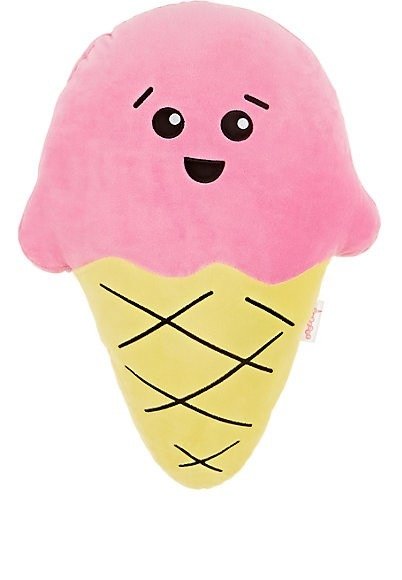Kids' Ice-Cream-Cone Vanilla-Scented Pillow