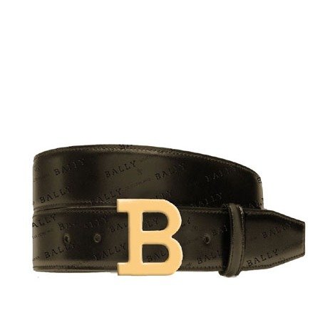 Men's B-Buckle Leather Belt