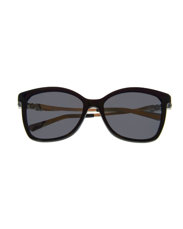 Shiny Black & Smoke Wayfarer Style Sunglasses SK0154-H-5401C