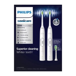 Philips Sonicare 6100 美白电动牙刷 两只套装