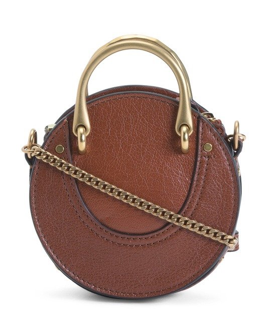 Made In Italy Pixie Mini Leather Crossbody