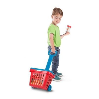 Fill & Roll Grocery Basket Playset