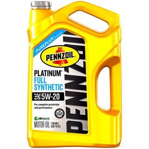 Pennzoil Platinum Full Synthetic Motor Oil 5 Quart
