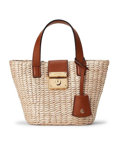 Structured Straw Mini Reese Tote