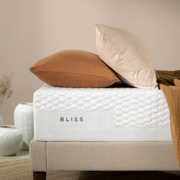 10" Bliss Memory Foam Mattress, Made of US Foam and Global Materials, Queen