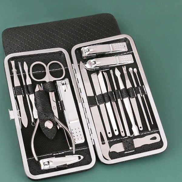 1pc Manicure Set With 19 Pieces Nail Tools For Beauty Care, Nail Clippers And Nail Nippers Set For Home Use | SHEIN USA