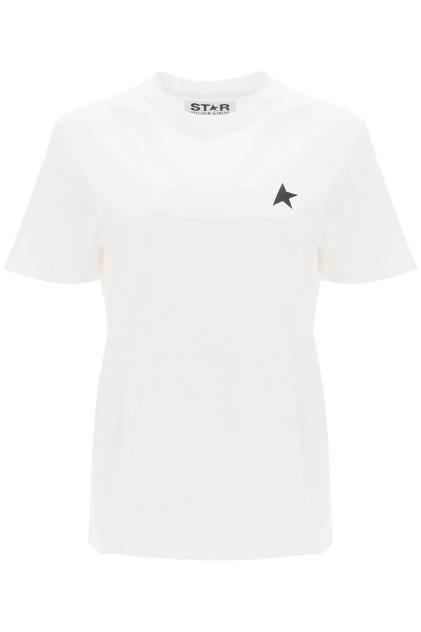Regular t-shirt with star logo Golden Goose