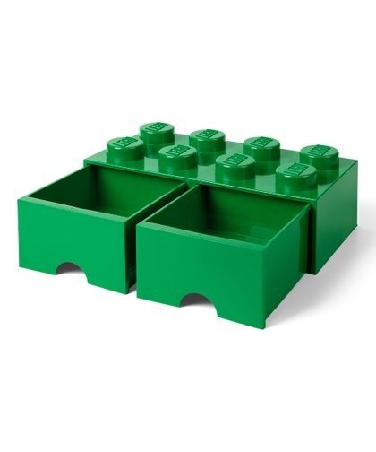 ®® Dark Green 2x4 Storage Brick