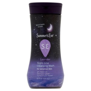 Summer&#39;s Eve Lavender Night-Time Cleansing Wash for Sensitive Skin, 12 fl oz - Walmart.com