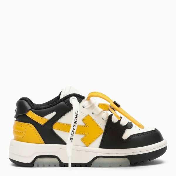 Out Of Office black/yellow trainer
