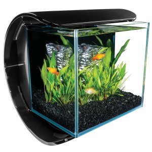 Marineland Silhouette Square Glass Aquarium Kit, 3-Gallon