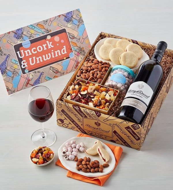 &#34;Uncork and Unwind&#34; Wine Gift Box