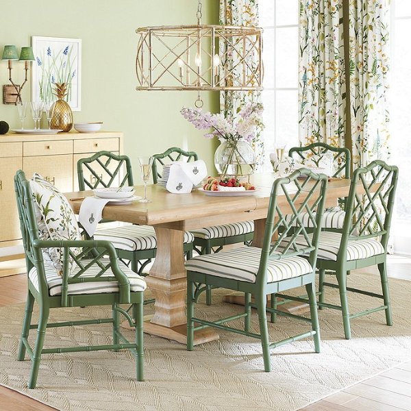 Dayna Side Chairs, Set of 2 - Green | Ballard Designs