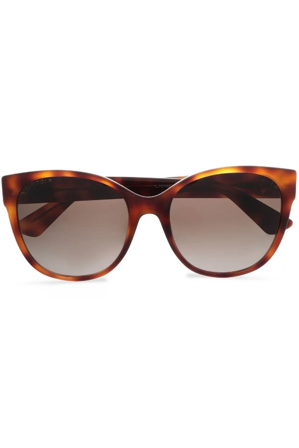 D-frame tortoiseshell acetate sunglasses