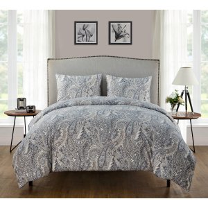 VCNY Home Palila Paisley 3-Piece Bedding Duvet Cover Set with Shams