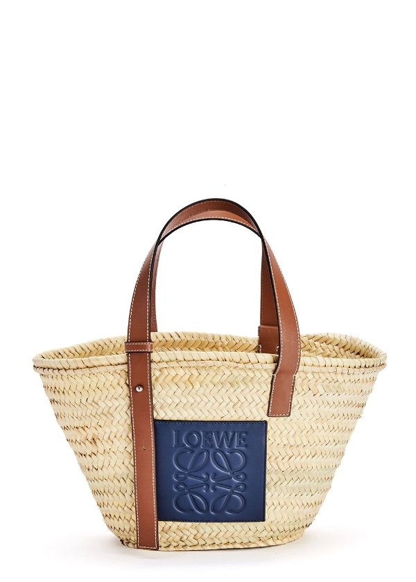 X Paula's Ibiza sand raffia basket bag