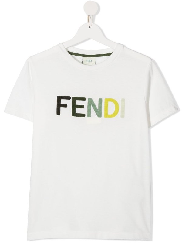 TEEN embroidered-logo cotton T-shirt