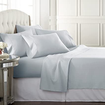 Danjor Linens King Size Bed Sheets Set - 1800 Series 6 Piece Bedding Sheet & Pillowcases Sets 