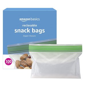 Amazon Basics Snack Storage Bags, 300 Count