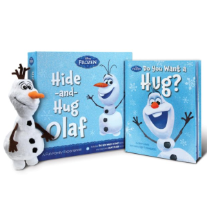 史低价：冰雪奇缘 Hide-and-Hug Olaf 精装绘本和玩偶套装