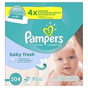 Pampers Baby Wipes Baby Fresh 7X Refill 504 Diaper Wipes