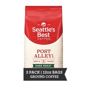 Seattle's Best 深度烘焙咖啡粉 12oz 3包装