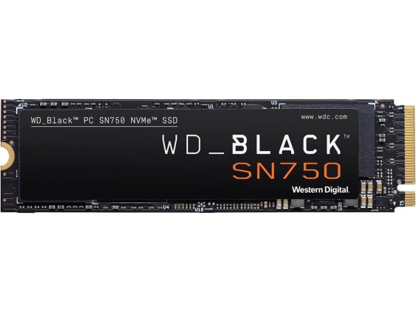 WD BLACK SN750 NVMe M.2 2280 1TB SSD 固态