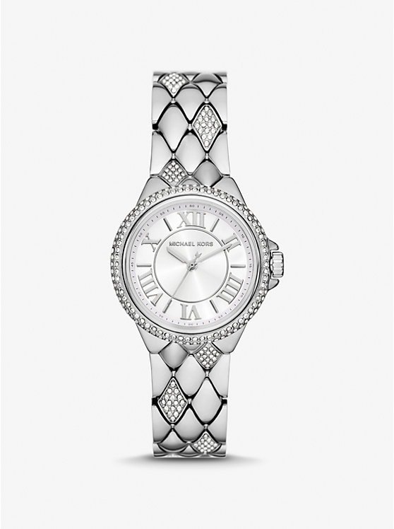 Mini Camille Pave Silver-Tone Watch