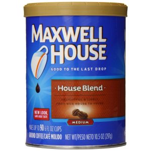 Maxwell House Ground Coffee, House Blend, 10.5 Ounce