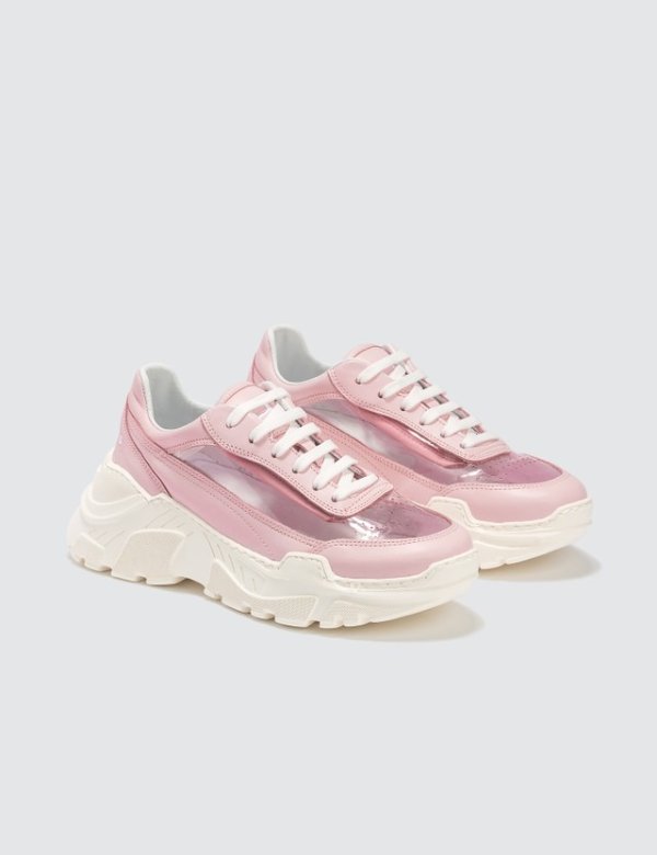 Zenith Pink PVC Sneakers