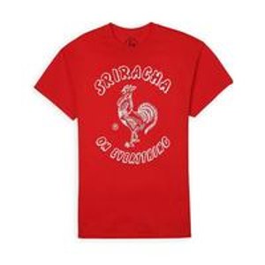 Sriracha公鸡图案男士T恤