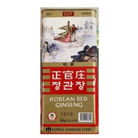 正官庄红参高丽参6年老参切参 600g