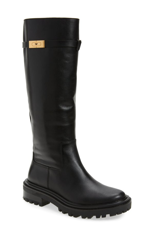 Lugged Riding Boot