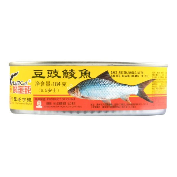鹰金钱 豆豉鲮鱼 即食罐头 184g