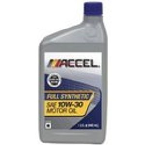 6 Quarts of Accel SAE 10W-30 Full Synthetic Motor Oil