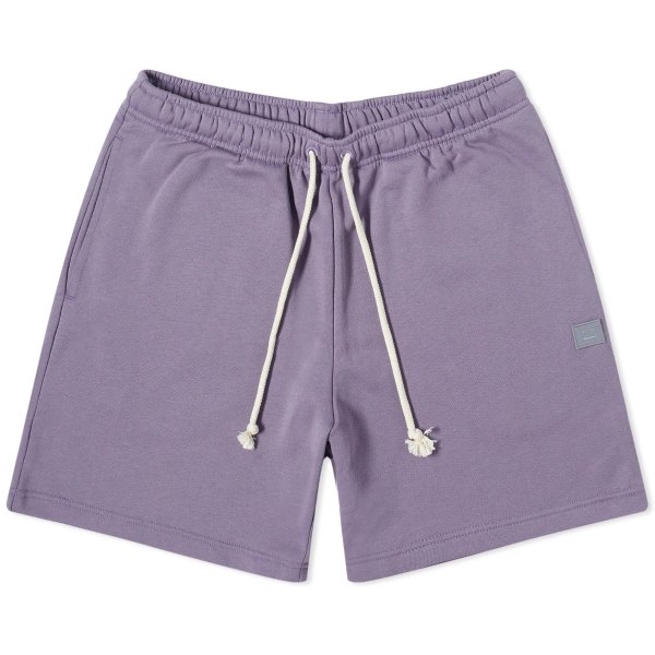Acne Studios Forge Face Sweat ShortsFaded Purple