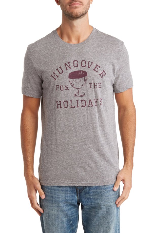 Hungover for the Holidays Graphic T-Shirt