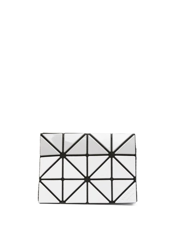 geometric-design bi-fold wallet