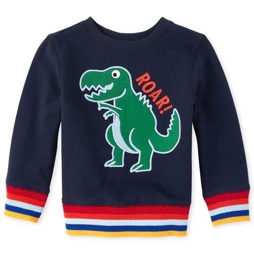 Baby And Toddler Boys Tiny Dino Fleece Sweatshirt