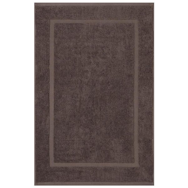 Newport Charcoal 20 in. x 34 in. Egyptian Cotton Bath Mat-9854940270 - The Home Depot
