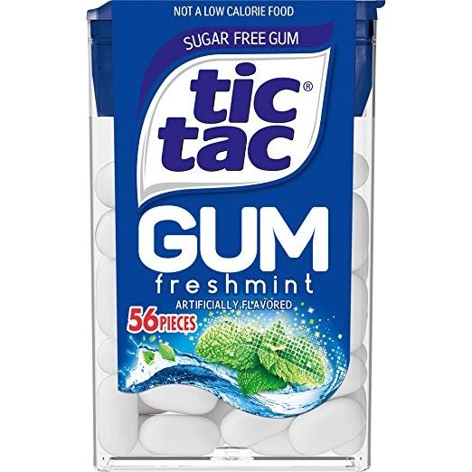 Gum, Sugar Free Chewing Gum, Freshmint, 12 Count