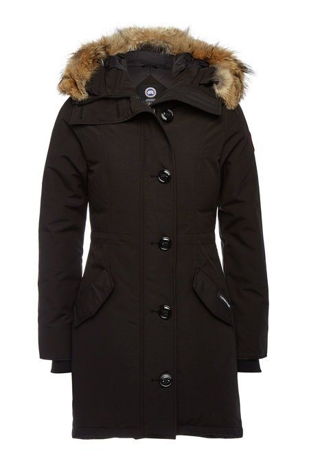 Rossclair Down Parka with Fur-Trimmed Hood