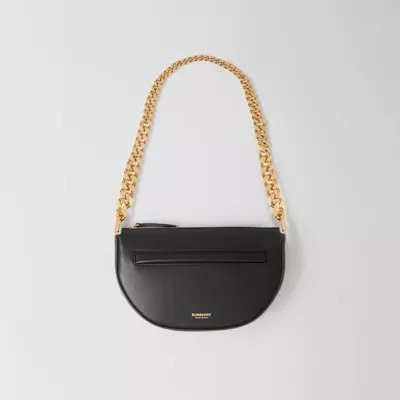 Leather Mini Zip Olympia Bag