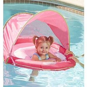 SwimSchool Sunshade Fabric BabyBoat in Pink by Aqua Leisure