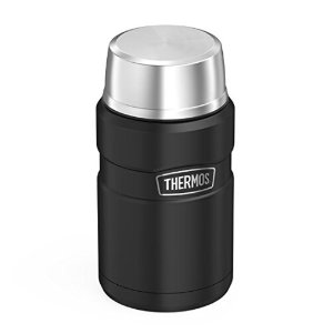 Thermos Stainless King 24 Ounce Food Jar, Matte Black