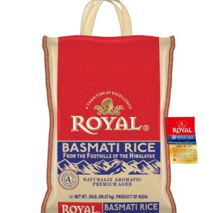 Royal White Basmati Rice, 20 Pound Bag