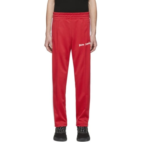 - Red Classic Track Pants